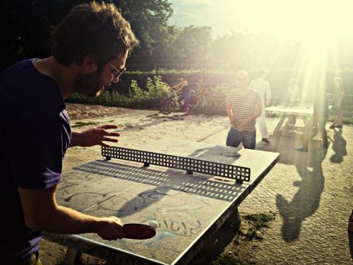Tischtennis bei Monbijoupark