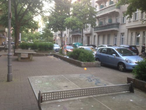 Tischtennis bei Malplaquetstraße 31