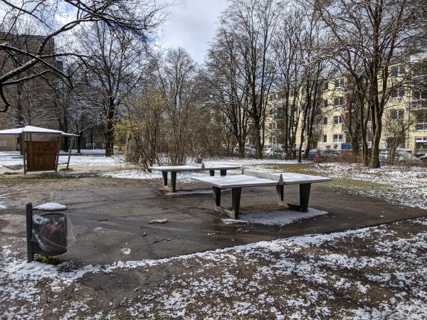 Tischtennis bei Burgkmairstraße 9