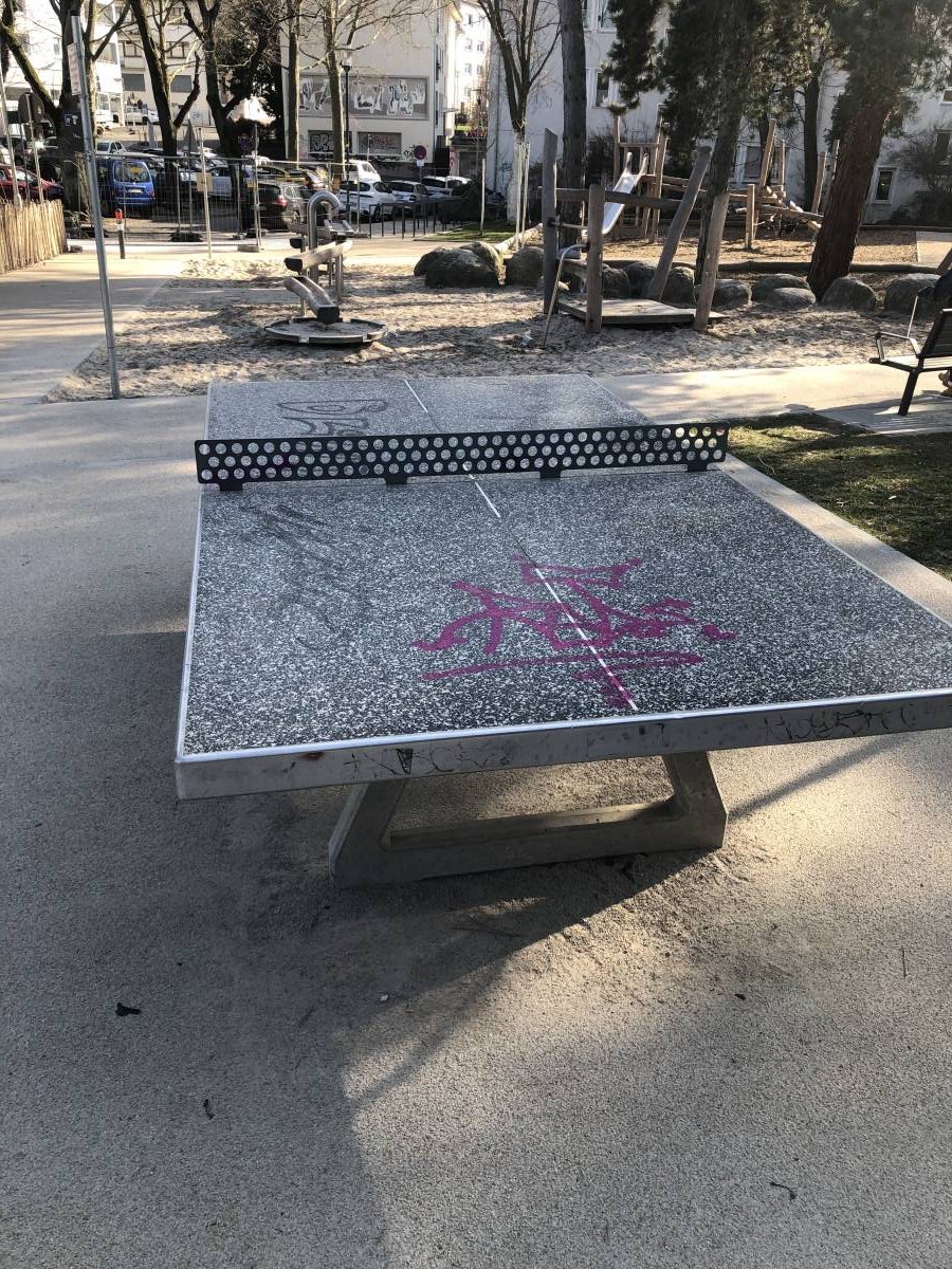 Tischtennis bei Woogsplatz