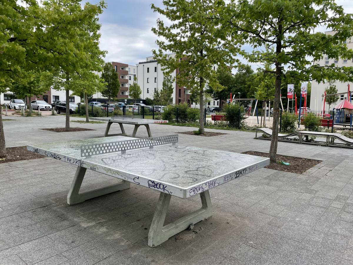 Tischtennis bei Platz der US-Berlin-Brigade