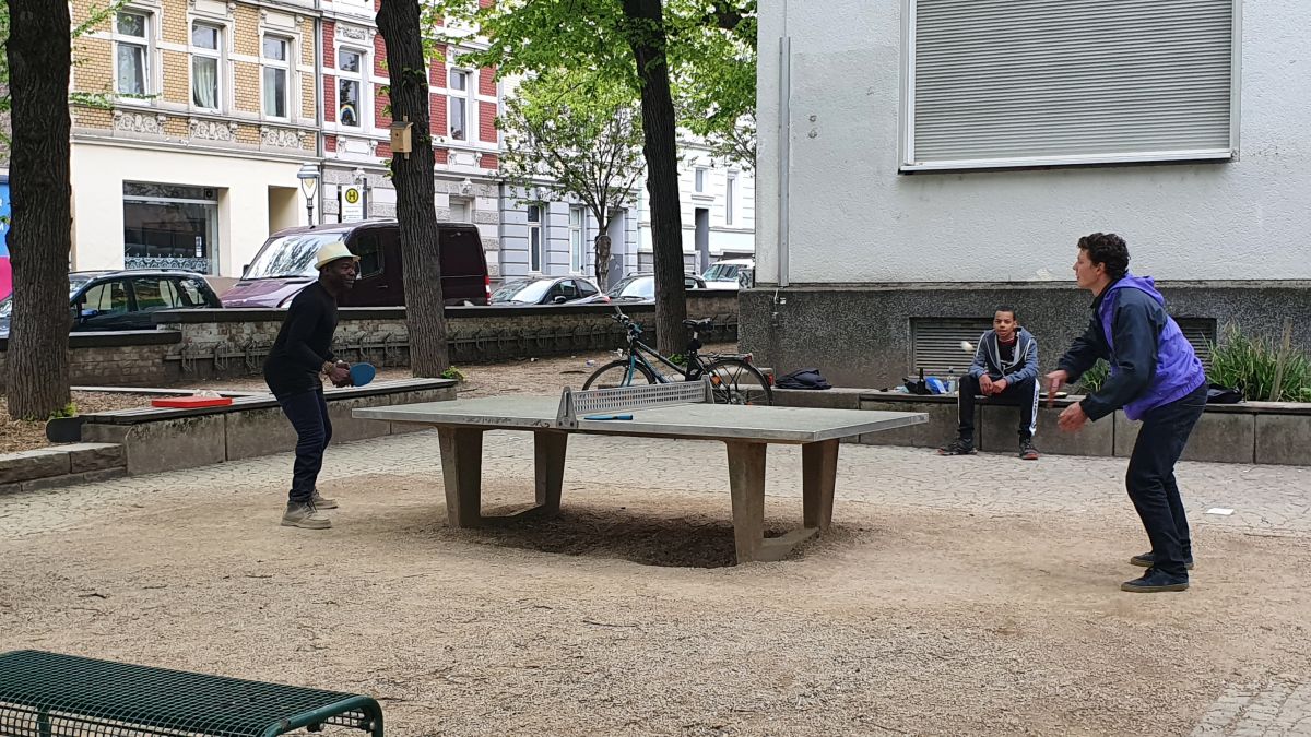 Tischtennis bei Heerstraße 92