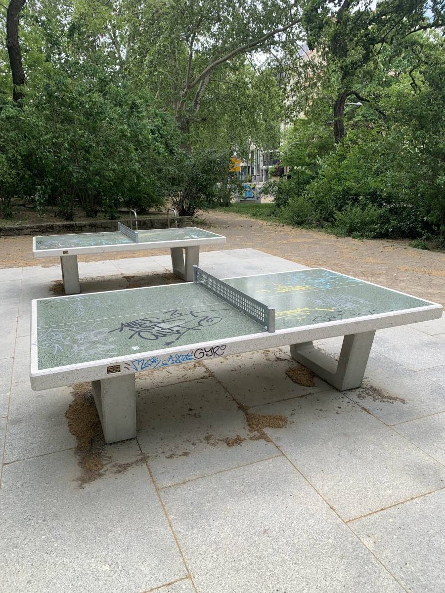 Tischtennis bei Floßplatz