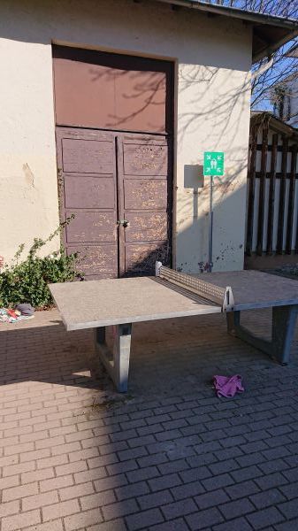 Tischtennis bei Vangerowstraße