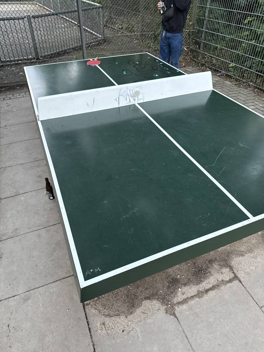 Tischtennis bei Bellealliancestraße