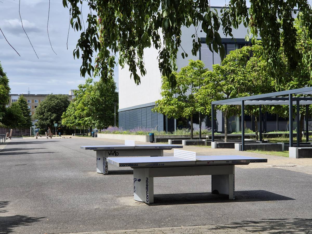 Tischtennis bei Universitätsstraße