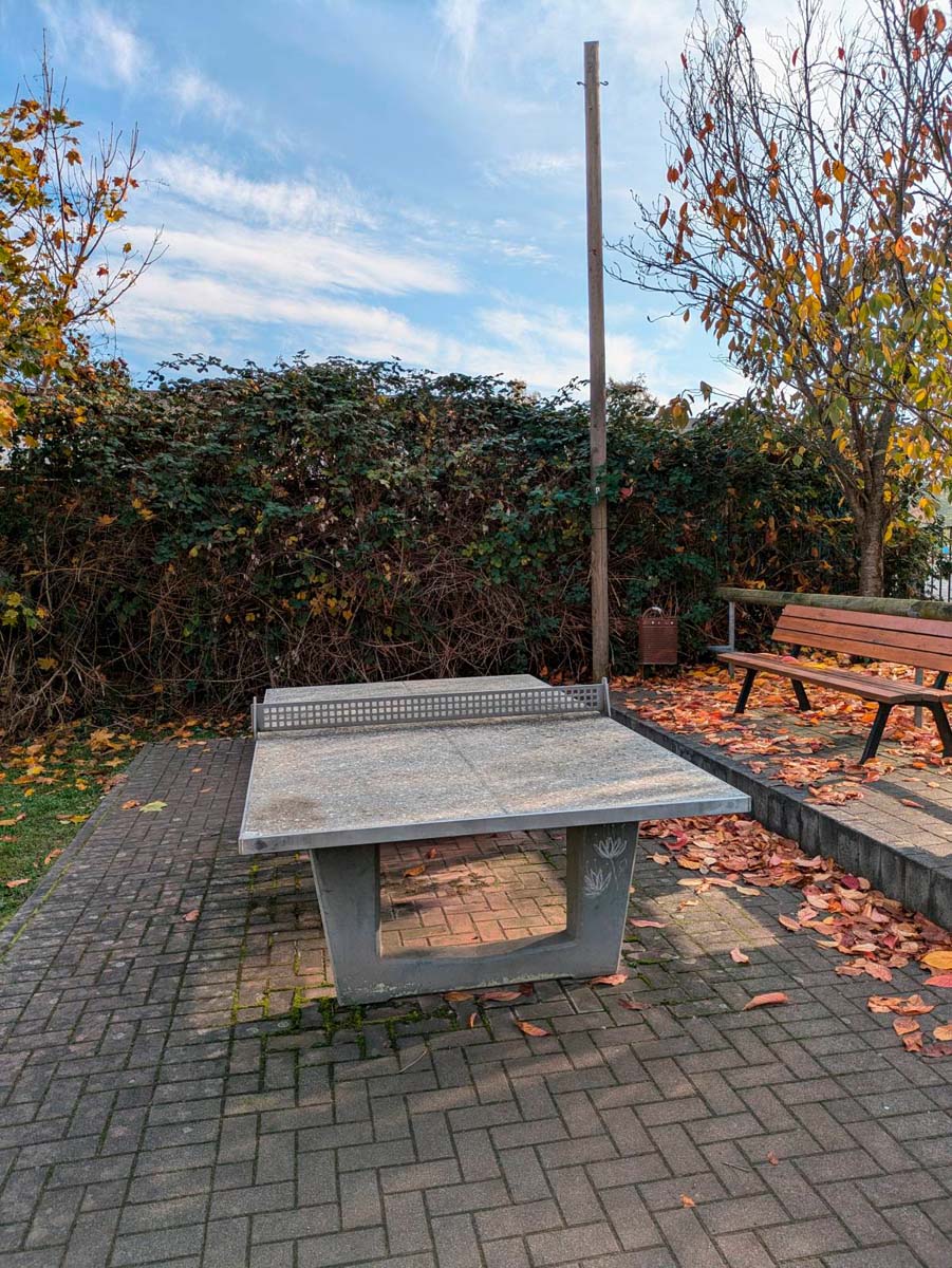 Tischtennis bei Volkersdorfer Straße