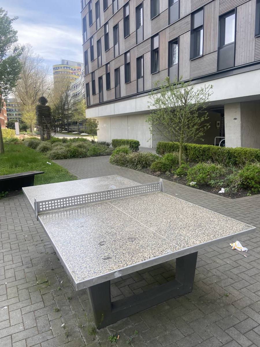 Tischtennis bei Schulhof BS Itech