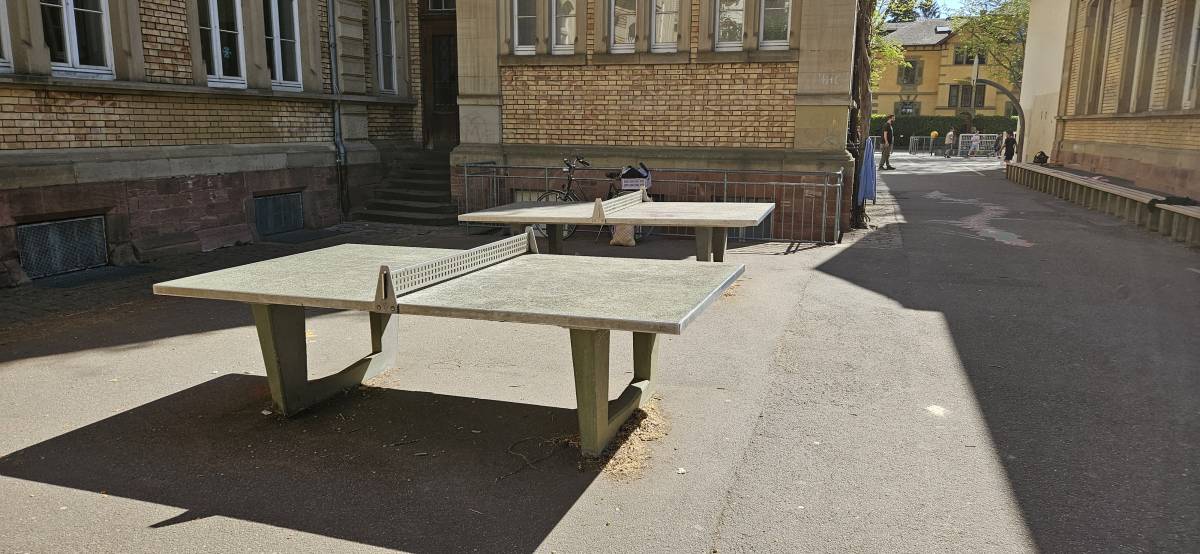 Tischtennis bei Landhausstraße