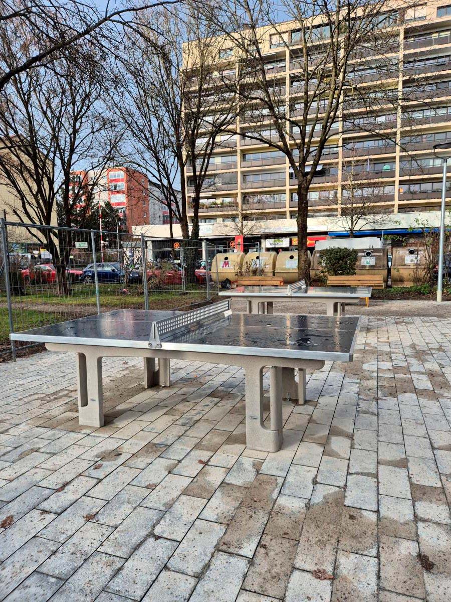 Tischtennis bei Korbinianplatz
