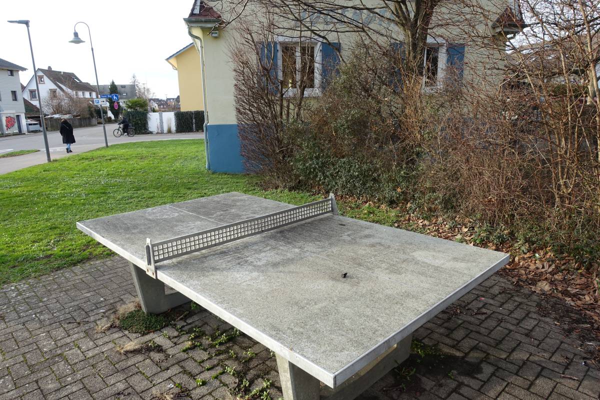 Tischtennis bei Glottertalstraße