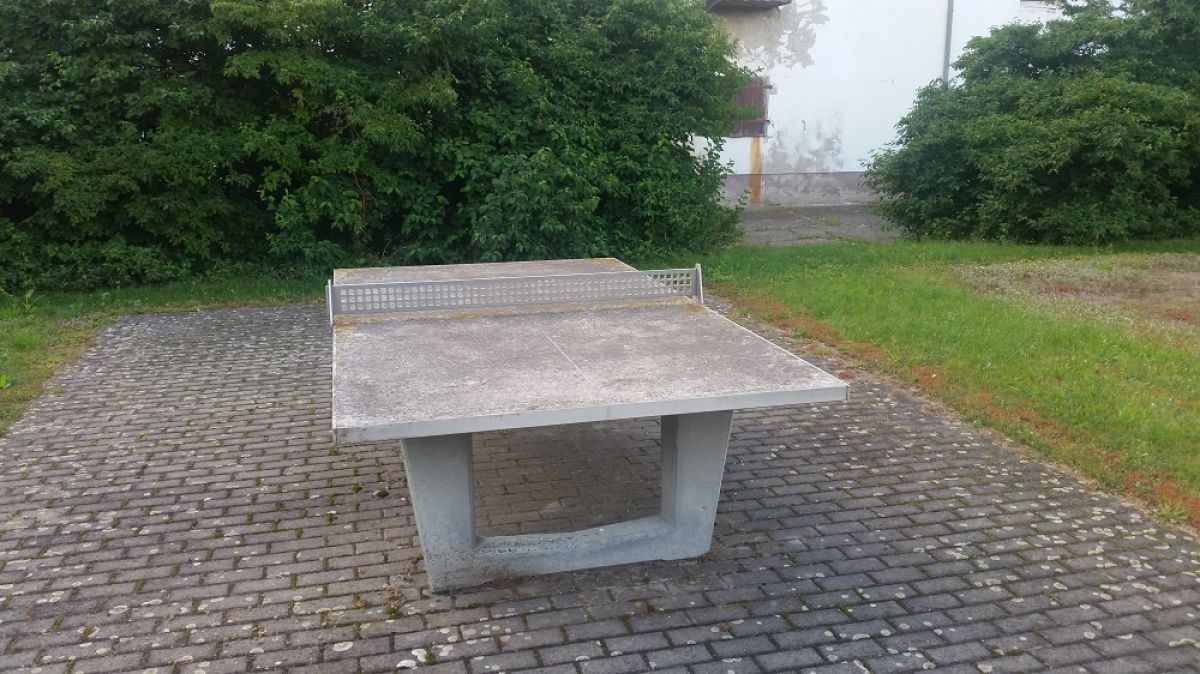 Tischtennis bei Tischtennisplatte #14708