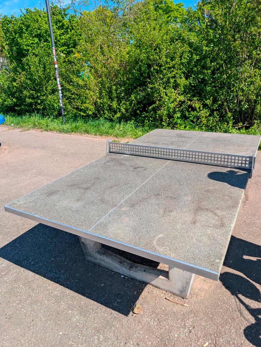 Tischtennis bei Mittelquerspange