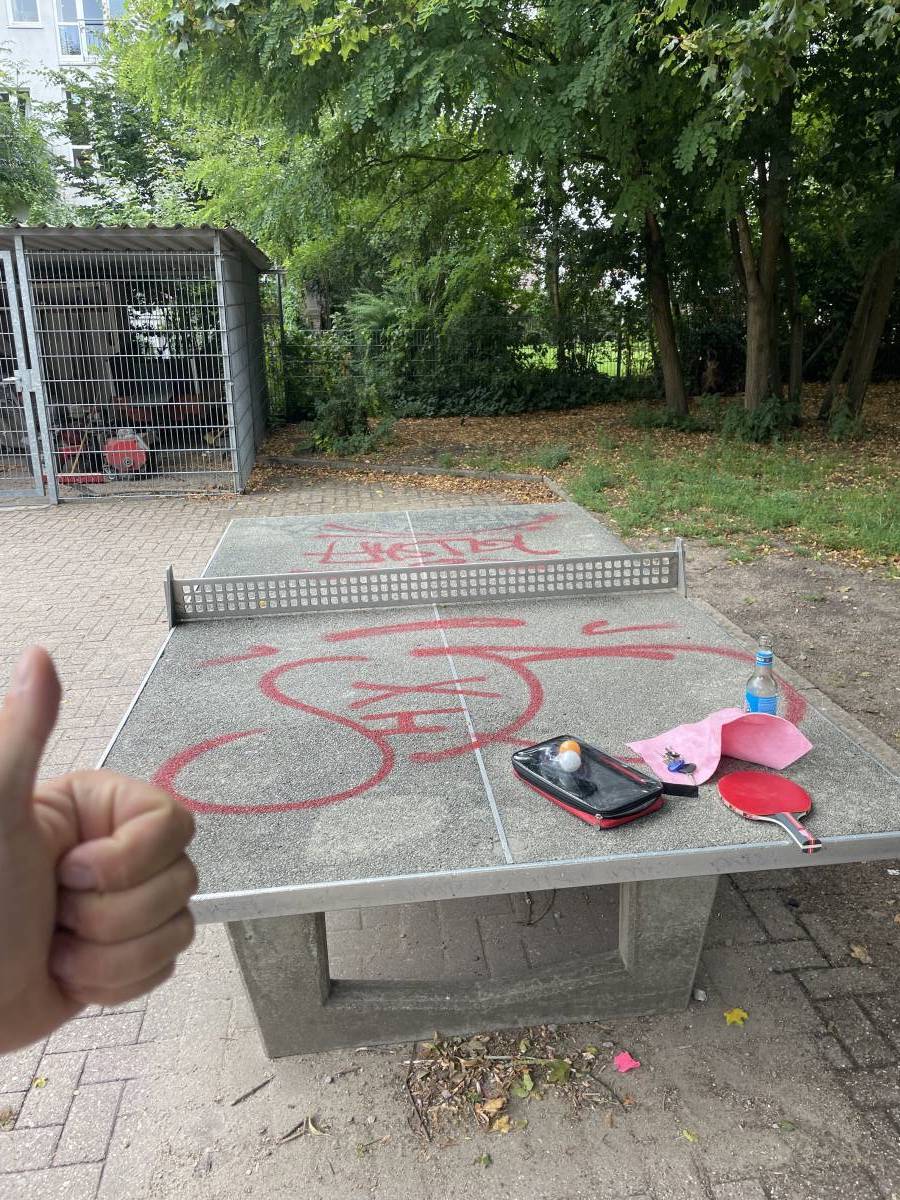 Tischtennis bei Scheplerstraße 82