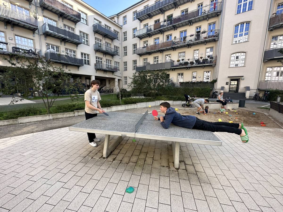 Tischtennis bei Prager Straße