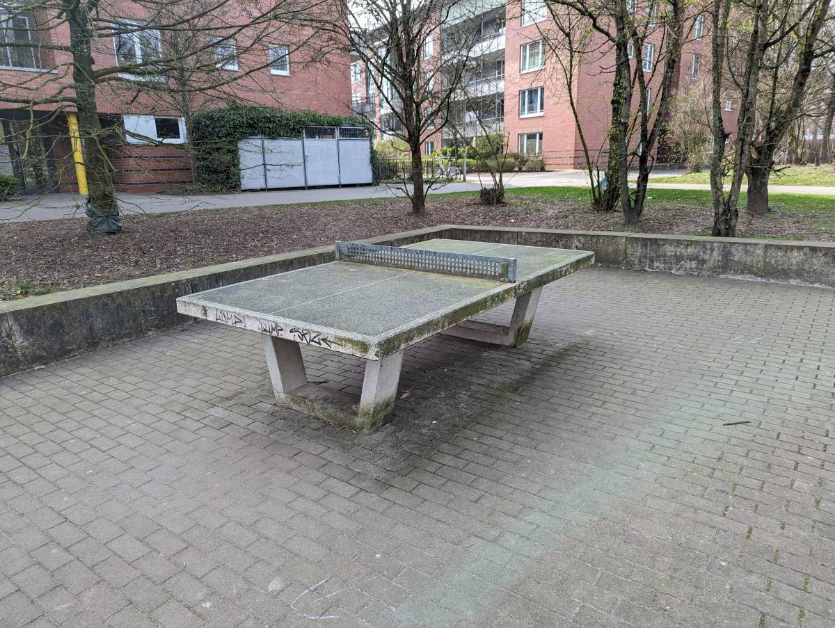 Tischtennis bei Rjasanstraße