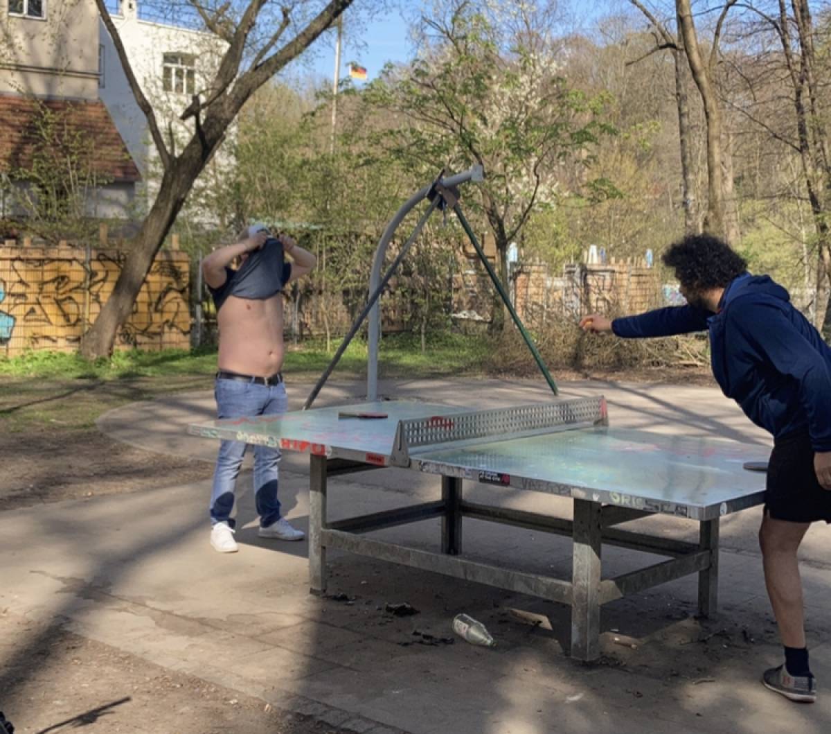 Tischtennis bei Praterinsel 4A