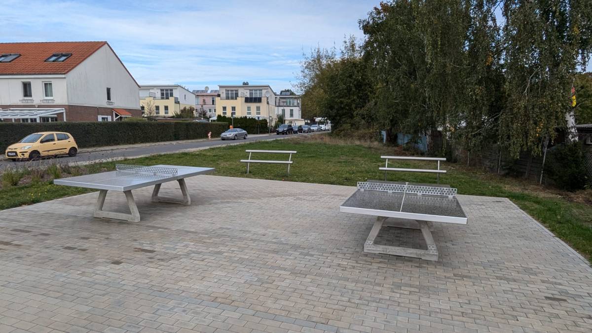 Tischtennis bei Am Havelgarten
