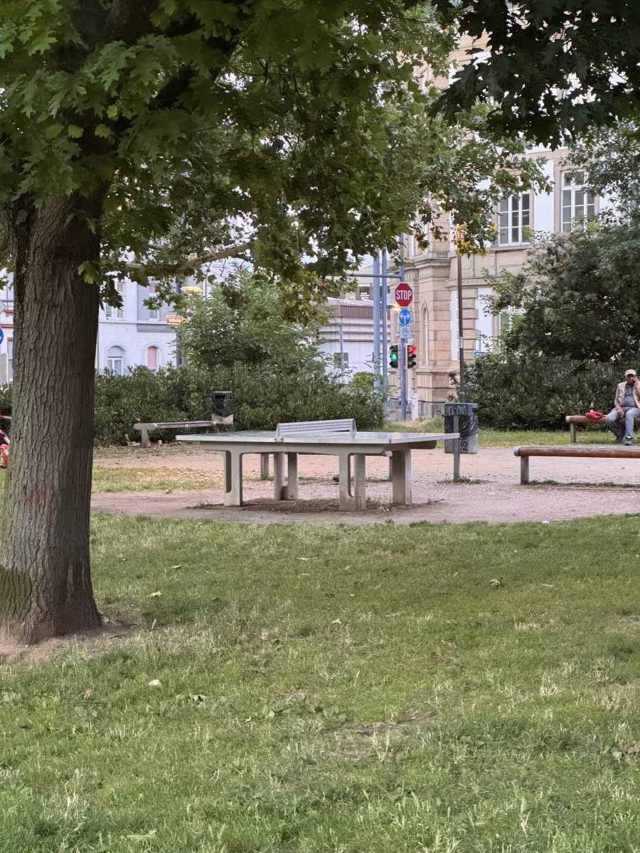Tischtennis bei Mathildenplatz