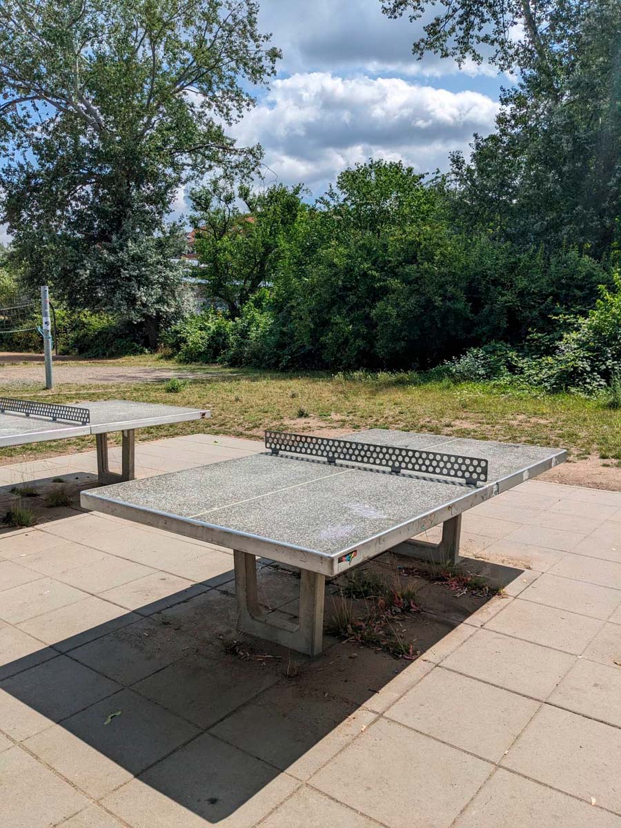 Tischtennis bei Käthe-Kollwitz-Ufer