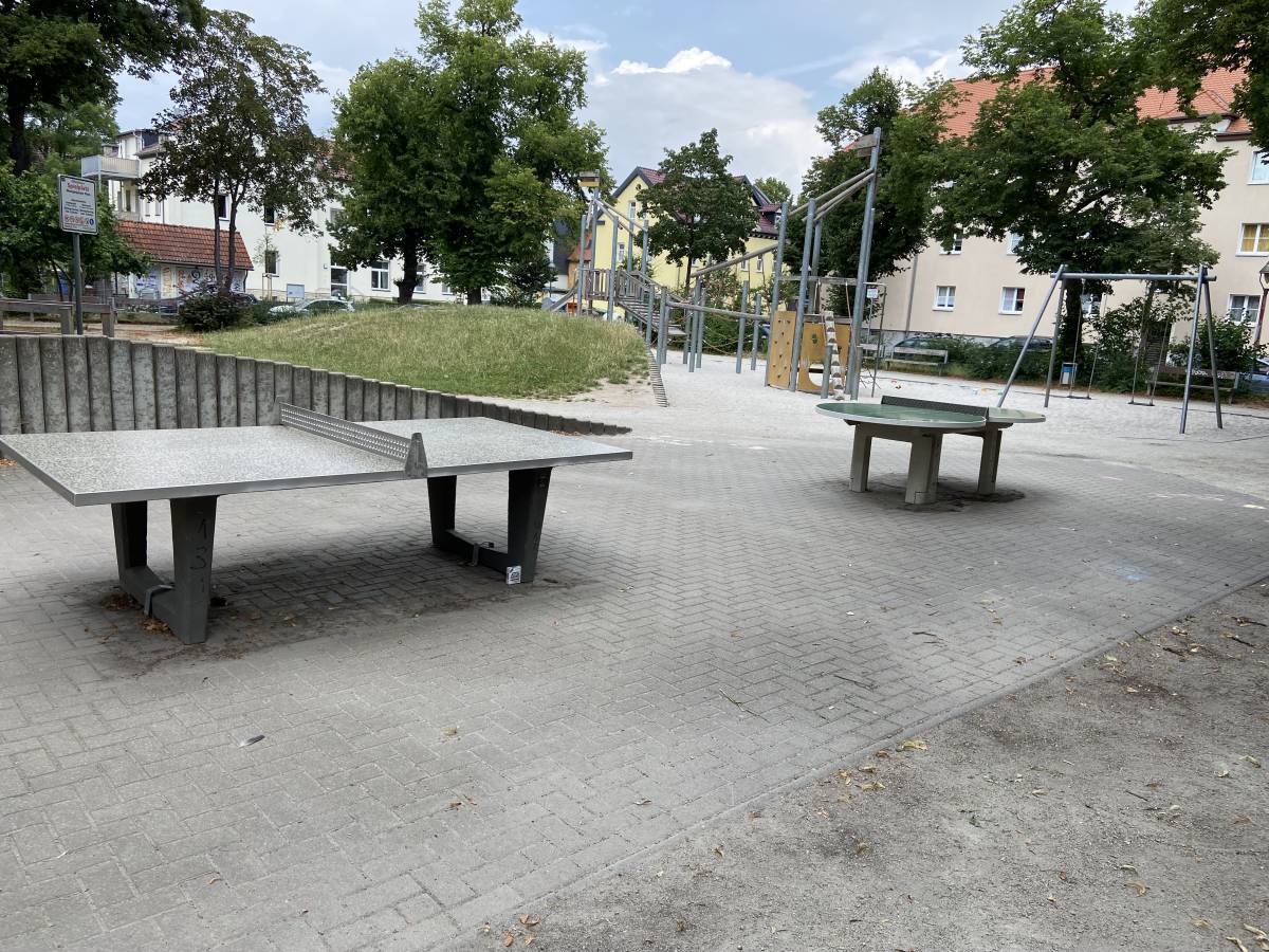 Tischtennis bei Wenigenjenaer Platz