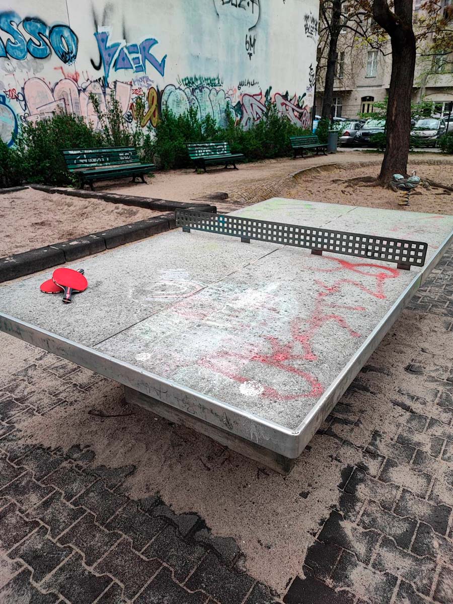 Tischtennis bei Joachim-Friedrich-Straße