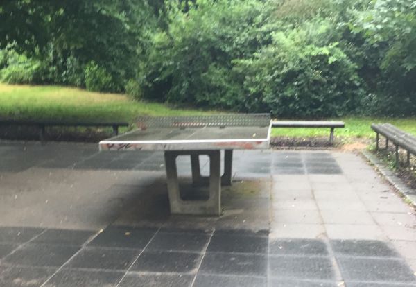 Tischtennis bei Tischtennisplatte #11124