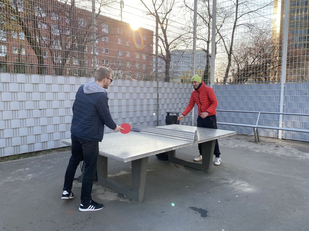 Tischtennis bei Oranienstraße