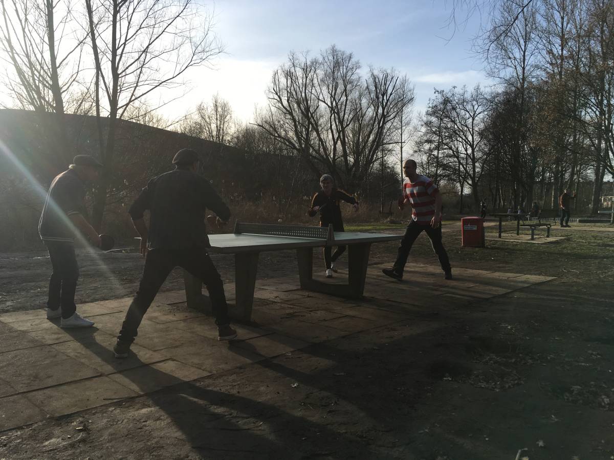 Tischtennis bei Hafenrandstraße