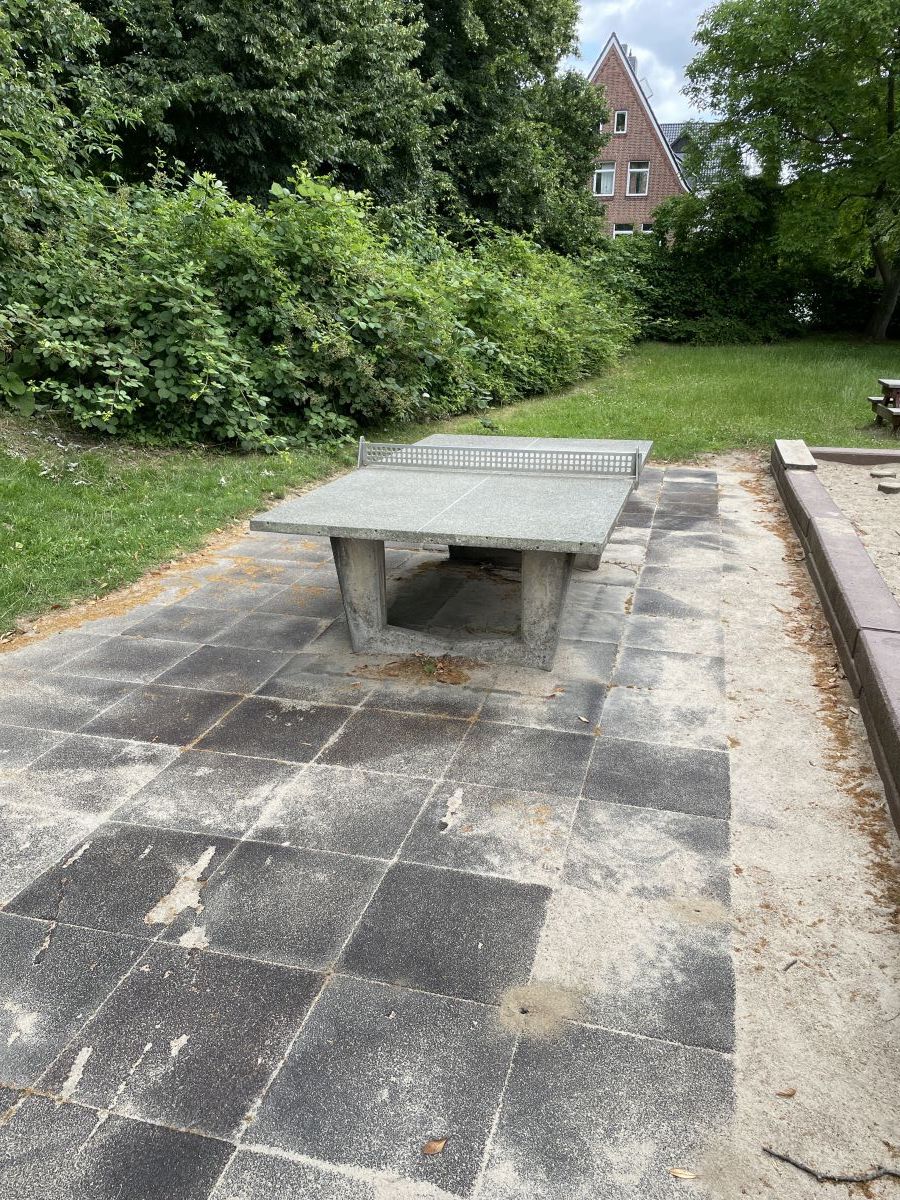 Tischtennis bei Düppelstraße 57