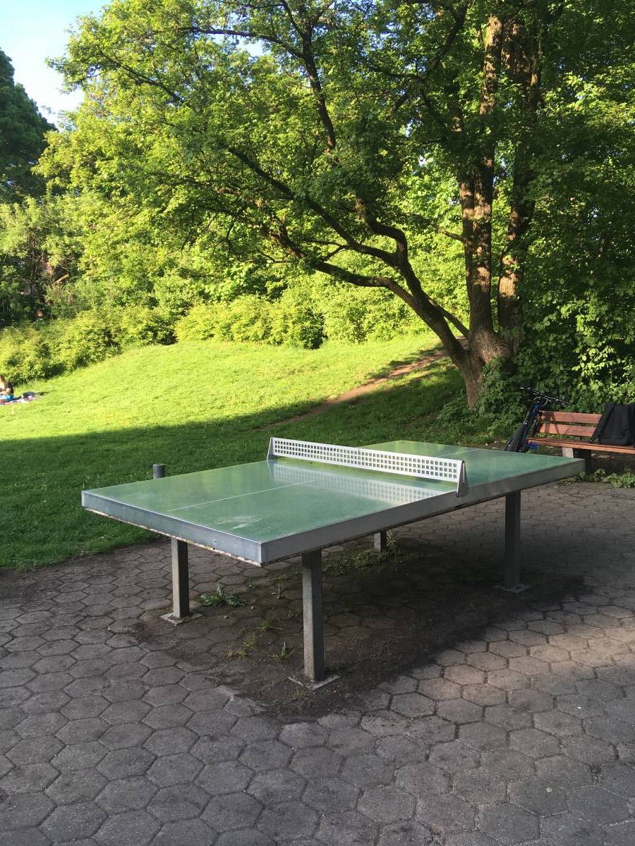 Tischtennis bei Wessobrunner Platz