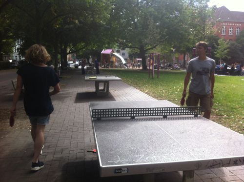 Tischtennis bei Pfarrlandstraße