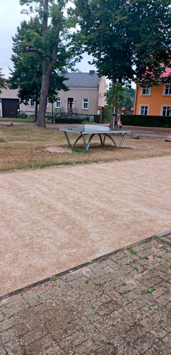 Tischtennis bei Dorfaue Saalow