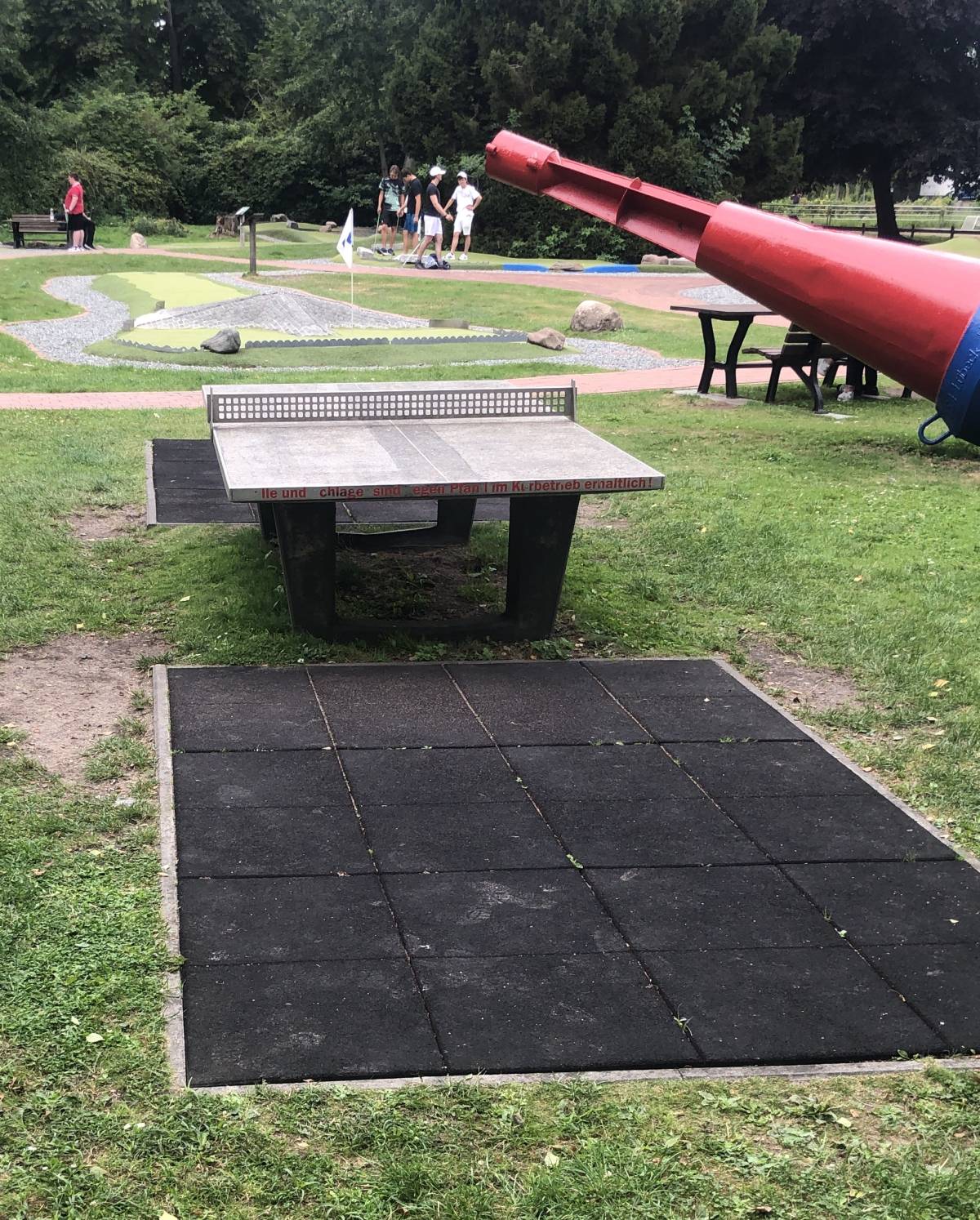Tischtennis bei Badeweg