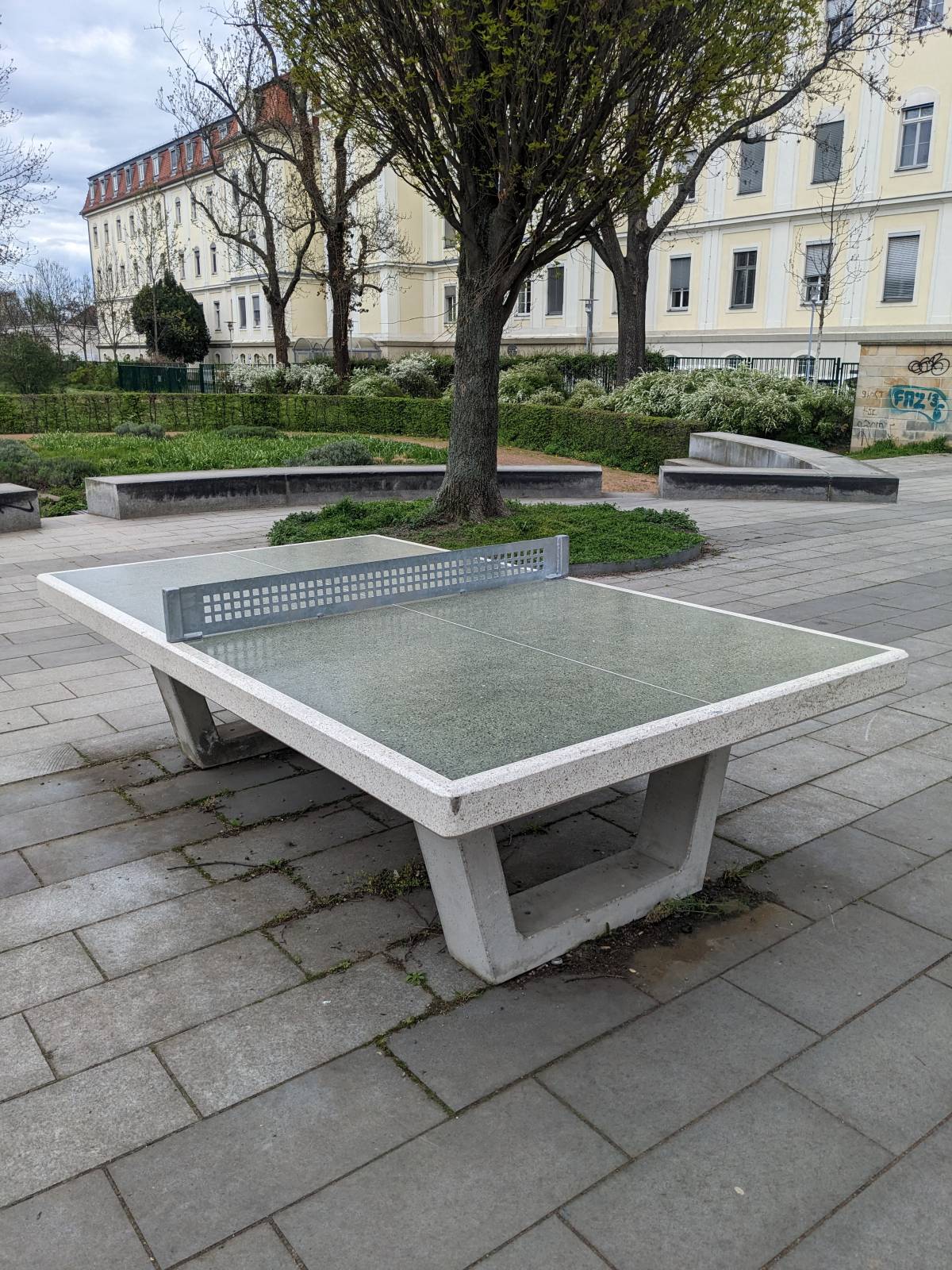 Tischtennis bei Hohenthalplatz
