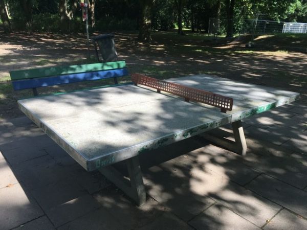 Tischtennis bei Tischtennisplatte #11156