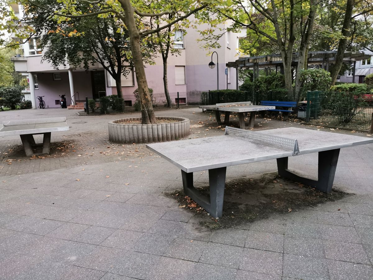 Tischtennis bei Lesser-Ury-Weg