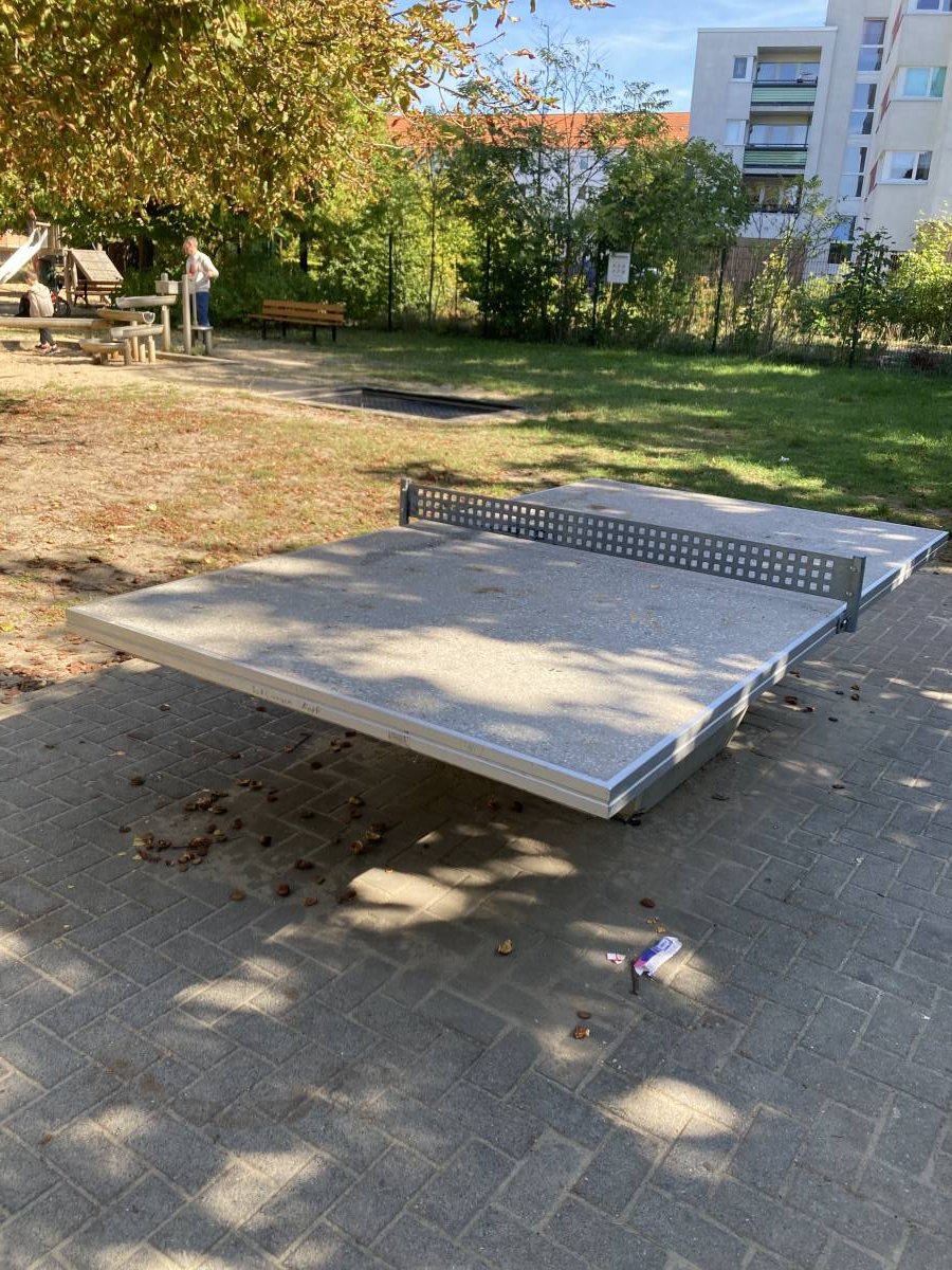 Tischtennis bei Mahlower Straße