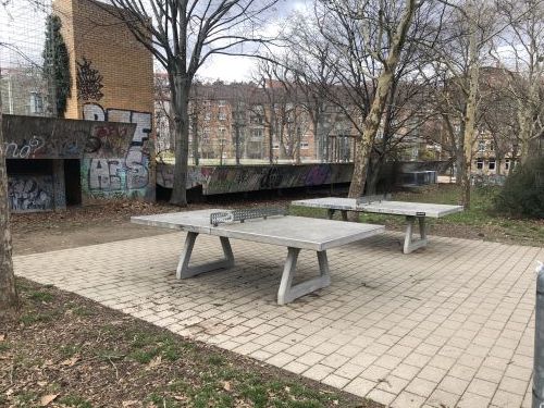 Tischtennis bei Moltke Square