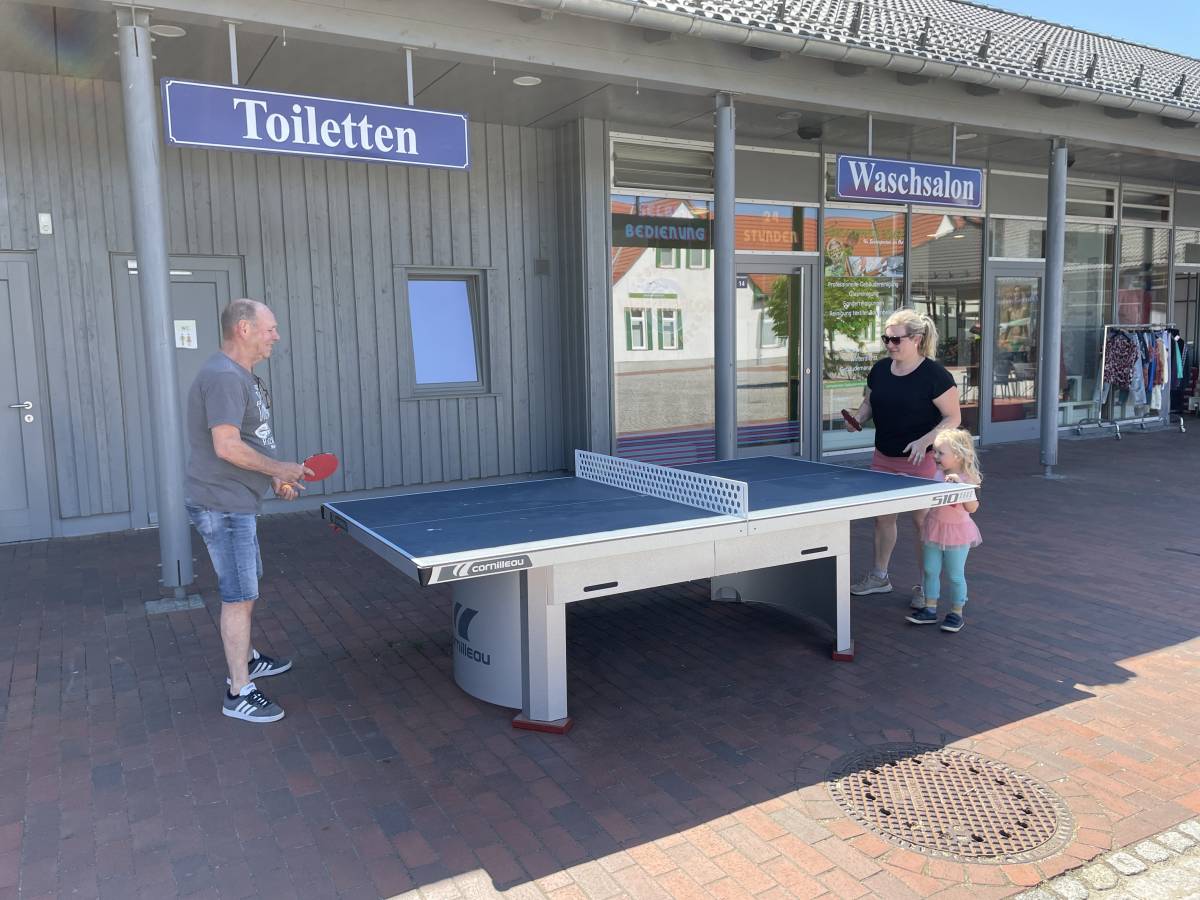 Tischtennis bei Marktplatz