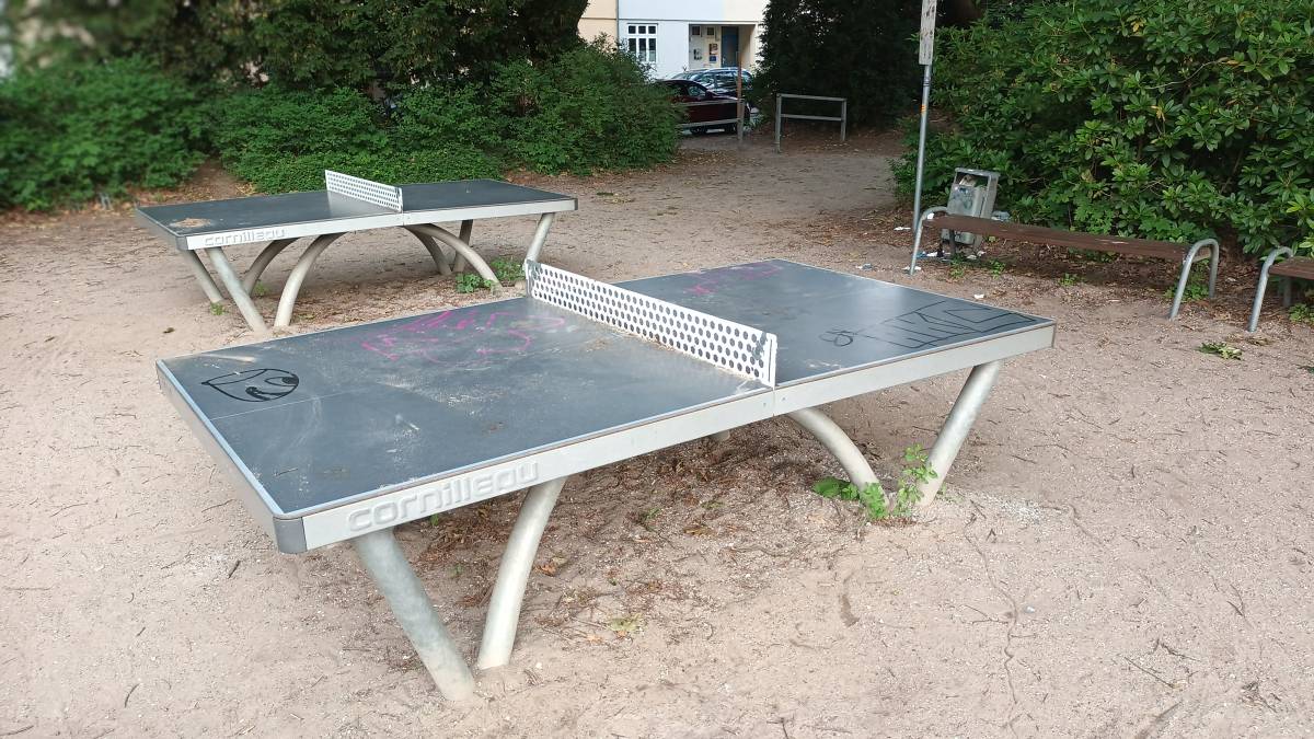 Tischtennis bei Friedrich-August-Platz