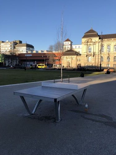 Tischtennis bei Steinpl.