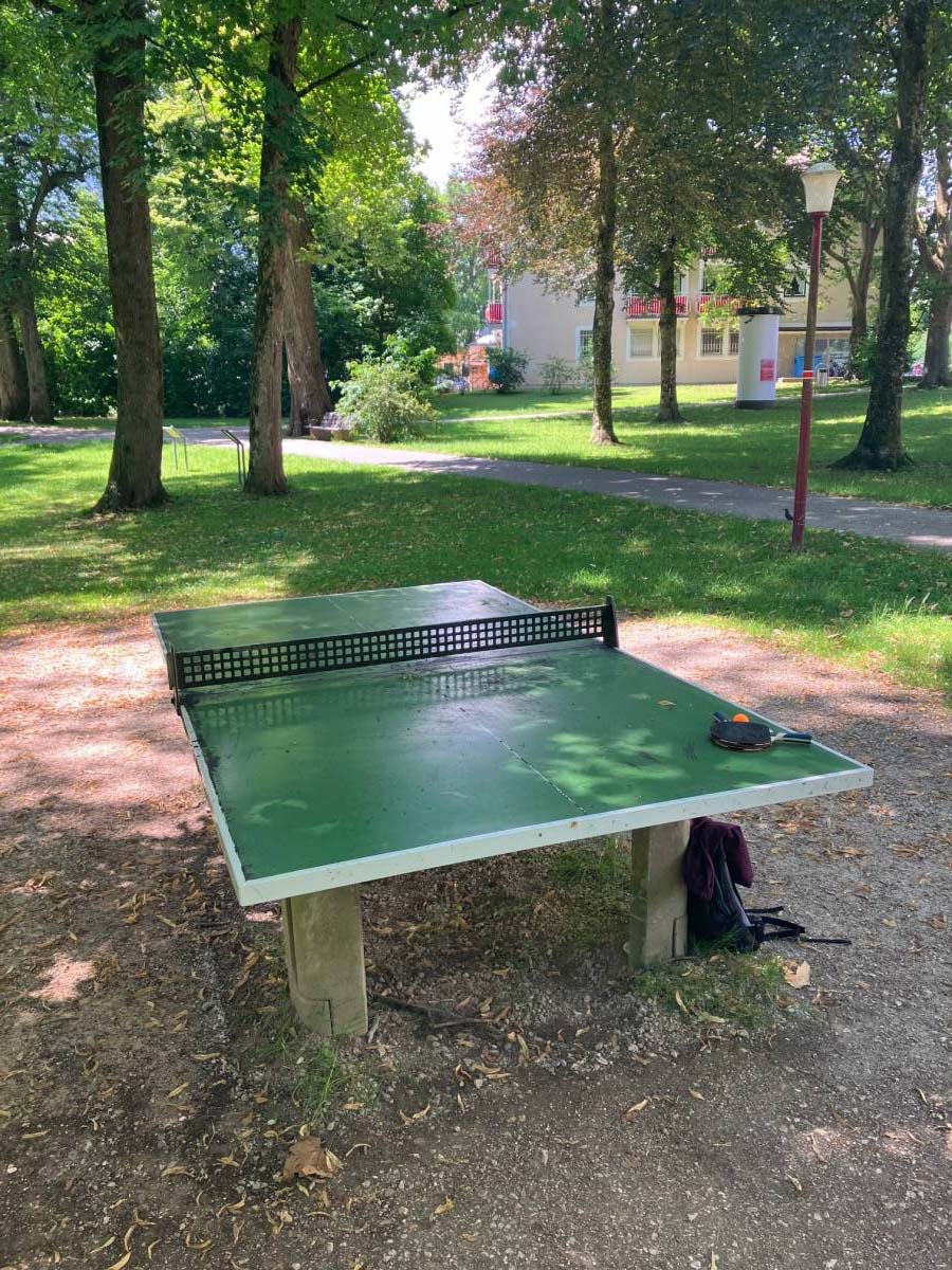 Tischtennis bei Salzburger Straße