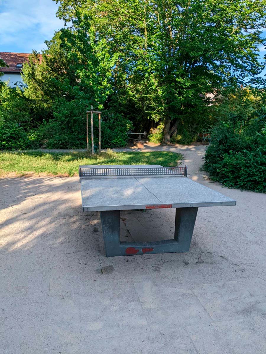 Tischtennis bei Gerhart-Hauptmann-Straße