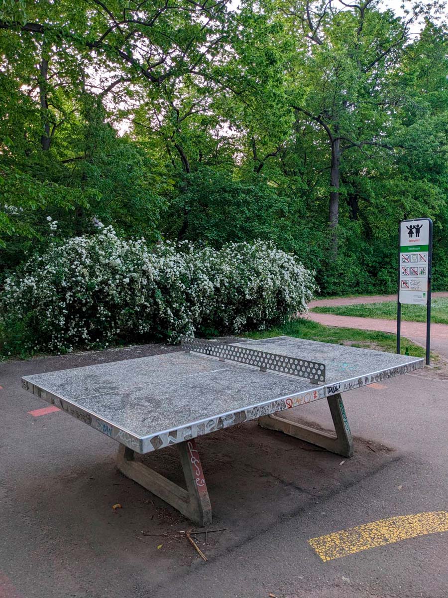 Tischtennis bei Toeplerstraße 46