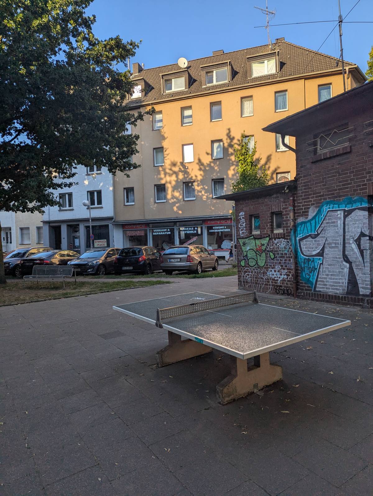 Tischtennis bei Ossietzkyplatz