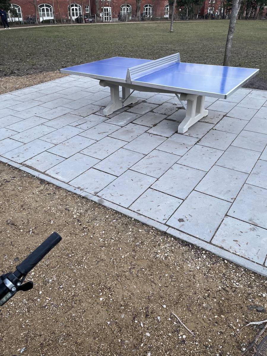 Tischtennis bei Plato-Wild-Straße