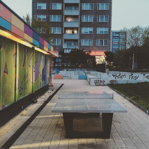 Tischtennis bei Tischtennisplatte #6275