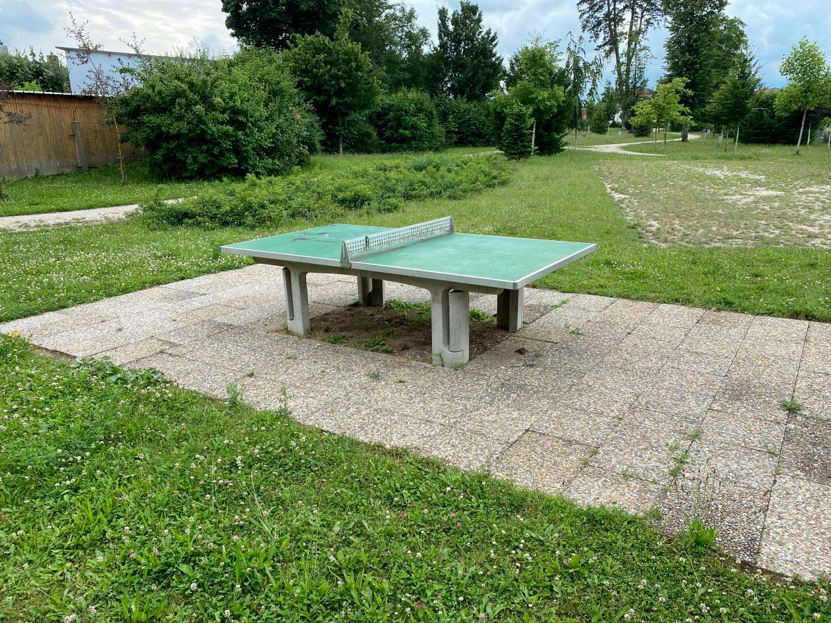 Tischtennis bei Gartenäckerweg