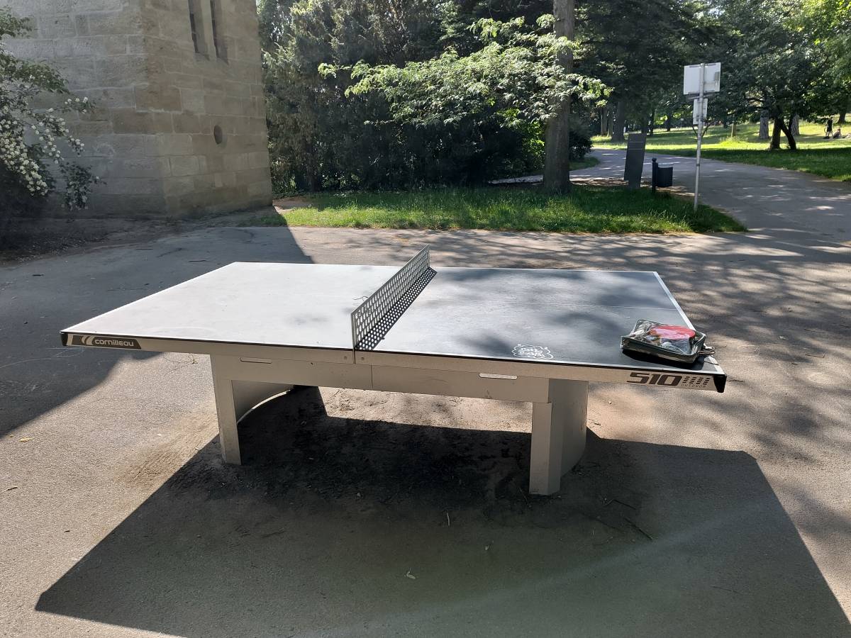 Tischtennis bei Park